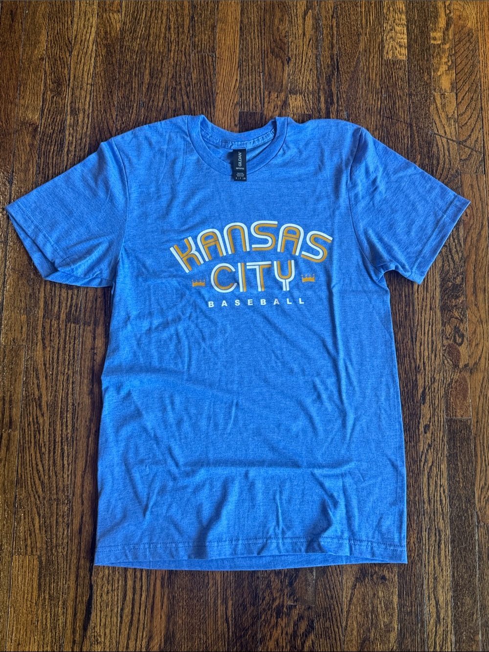 Kansas City Baseball Blue Graphic Tee